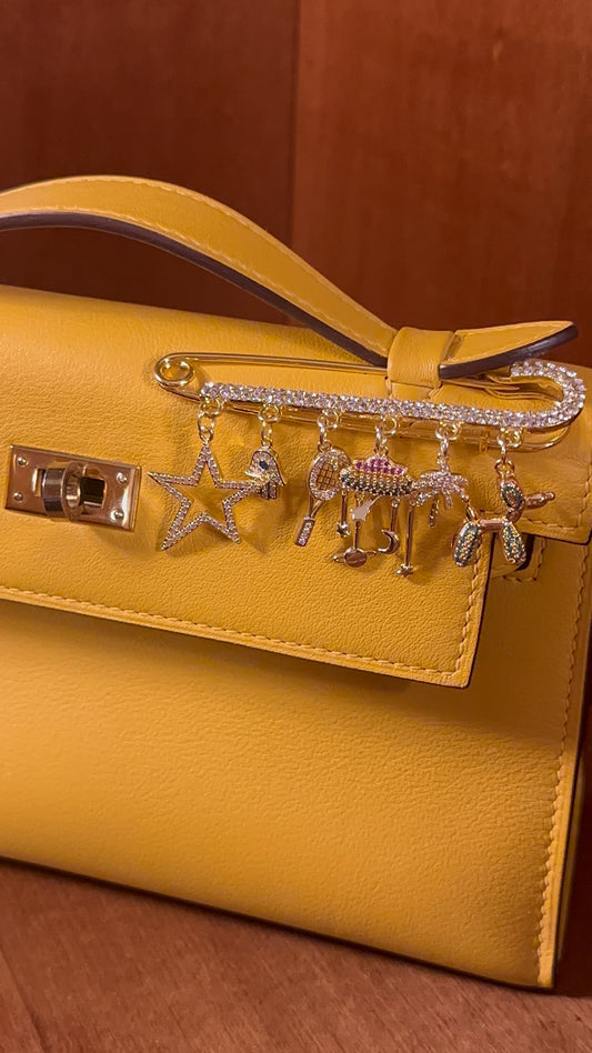 Gold Pin (One per Bag Charm)