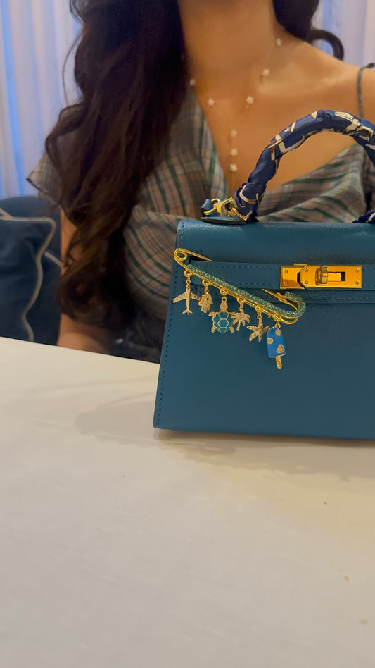 Blue Turtle Charm (6 charms only for custom bag charms)