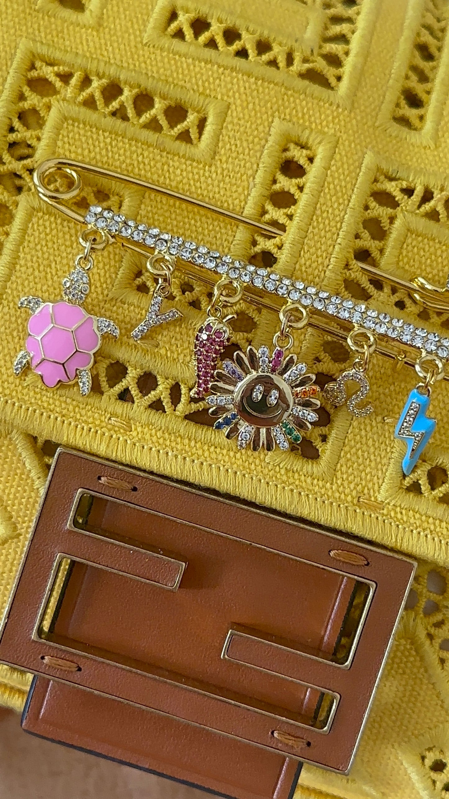 Pink Turtle Charm (6 charms only for custom bag charms)