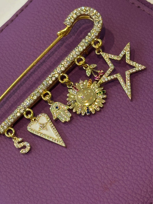 Smiley Face Charm (6 charms only for custom bag charms)