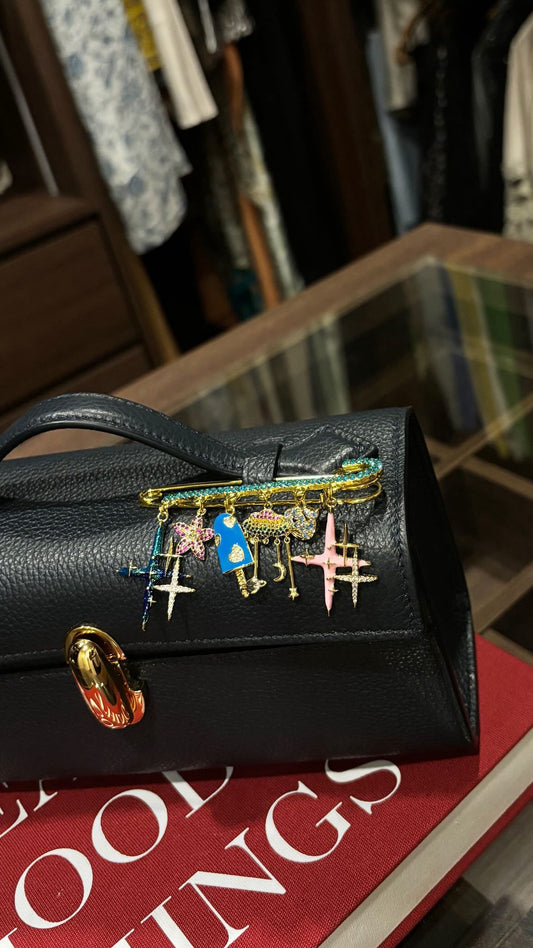 Blue Lolipop Charm (6 charms only for custom bag charms)