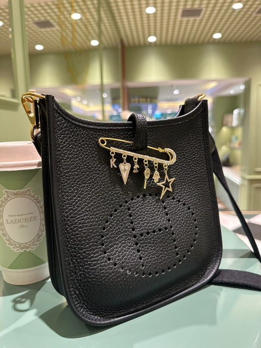 Tennis Racket Charm (6 charms only for custom bag charms)