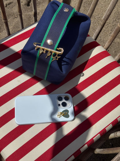 Gold Heart Stick-On Phone Charm (up to 3 charms only for custom phone charms)